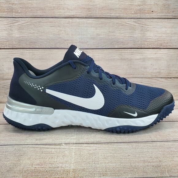 Nike Alpha Huarache Elite 3 Turf Baseball Navy Blue Men's Size 14 - Picture 1 of 9
